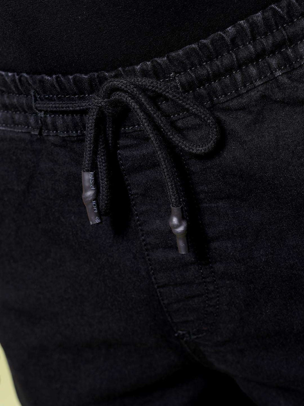 Men's Black Regular Fit Casual Denim Shorts