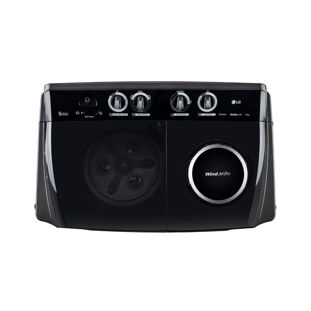 LG 11.5Kg Semi Automatic Top Load Washing Machine,P115ASLAZ
