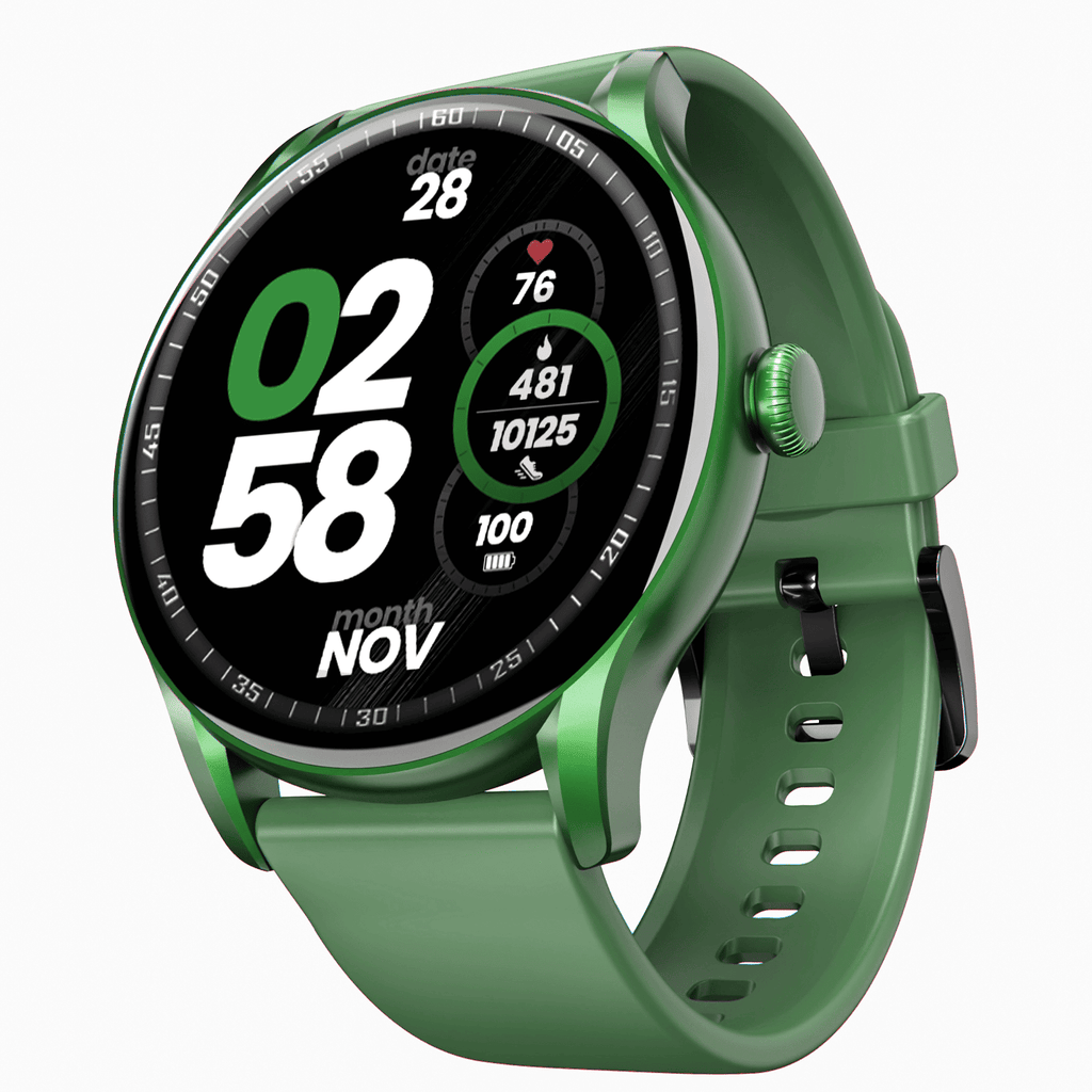 boAt Lunar Connect Ace | Round AMOLED Display Smartwatch with 1.43" (3.63 cm) Screen, Bluetooth Calling, 100+ Sports Modes