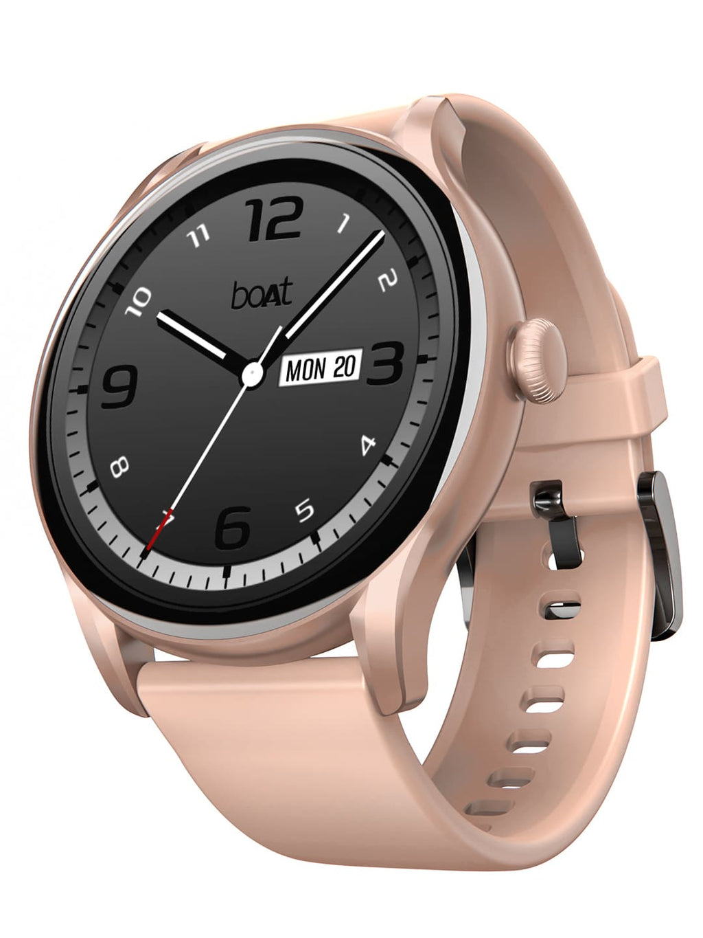 boAt Lunar Connect Ace | Round AMOLED Display Smartwatch with 1.43" (3.63 cm) Screen, Bluetooth Calling, 100+ Sports Modes