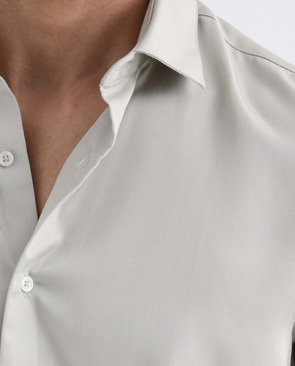 Rare Rabbit Men's Memo Ls Pastel Green Tencel Plain Regular Fit Full Sleeve Collared Shirt