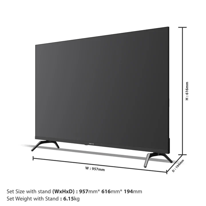 METZ 2K Google TV - 43E55G (43"inch)
