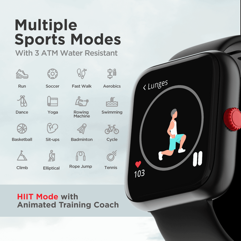 boAt Mystiq | Smartwatch with 1.57" (3.98cm) HD Display, Multiple Sports Modes, Real Time Health Monitoring