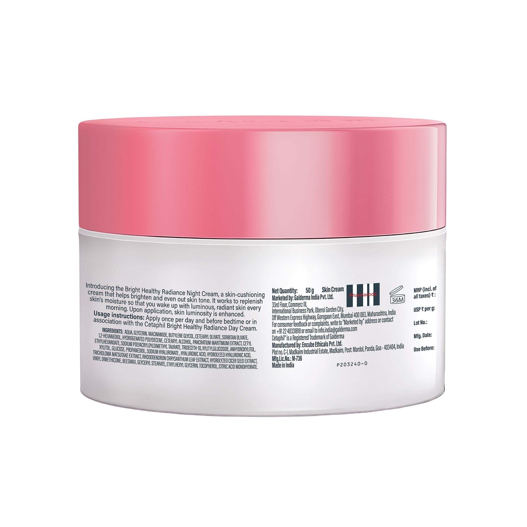 Cetaphil Bright Healthy Radiance Brightening Night Comfort Cream