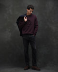 Rare Rabbit Men's Orleans Black Cotton Plain Hawk Slim Fit Jeans