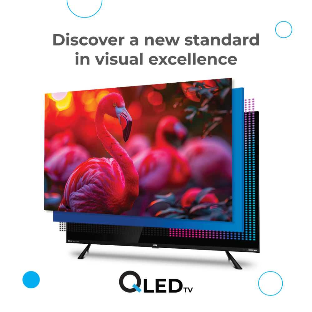 BPL 139.7 cm (55 inch) Onkyo Home Theatre QLED TV, Black, 55QF5540