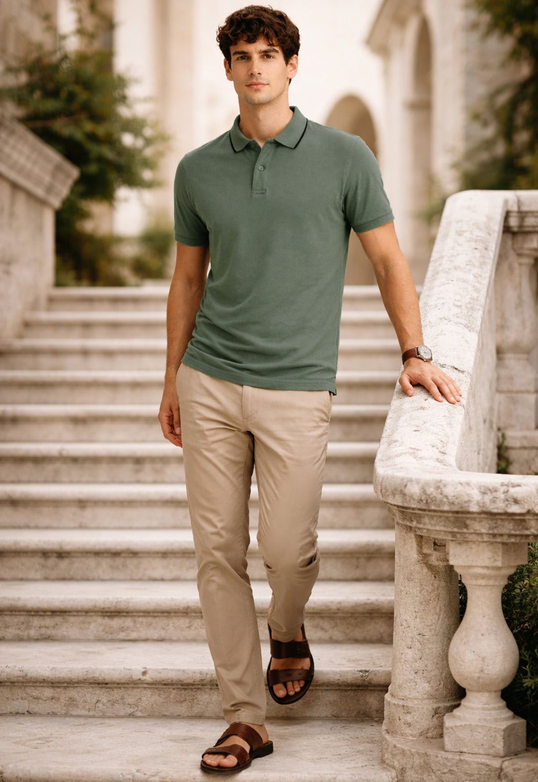 Men Polo Cotton T-Shirt