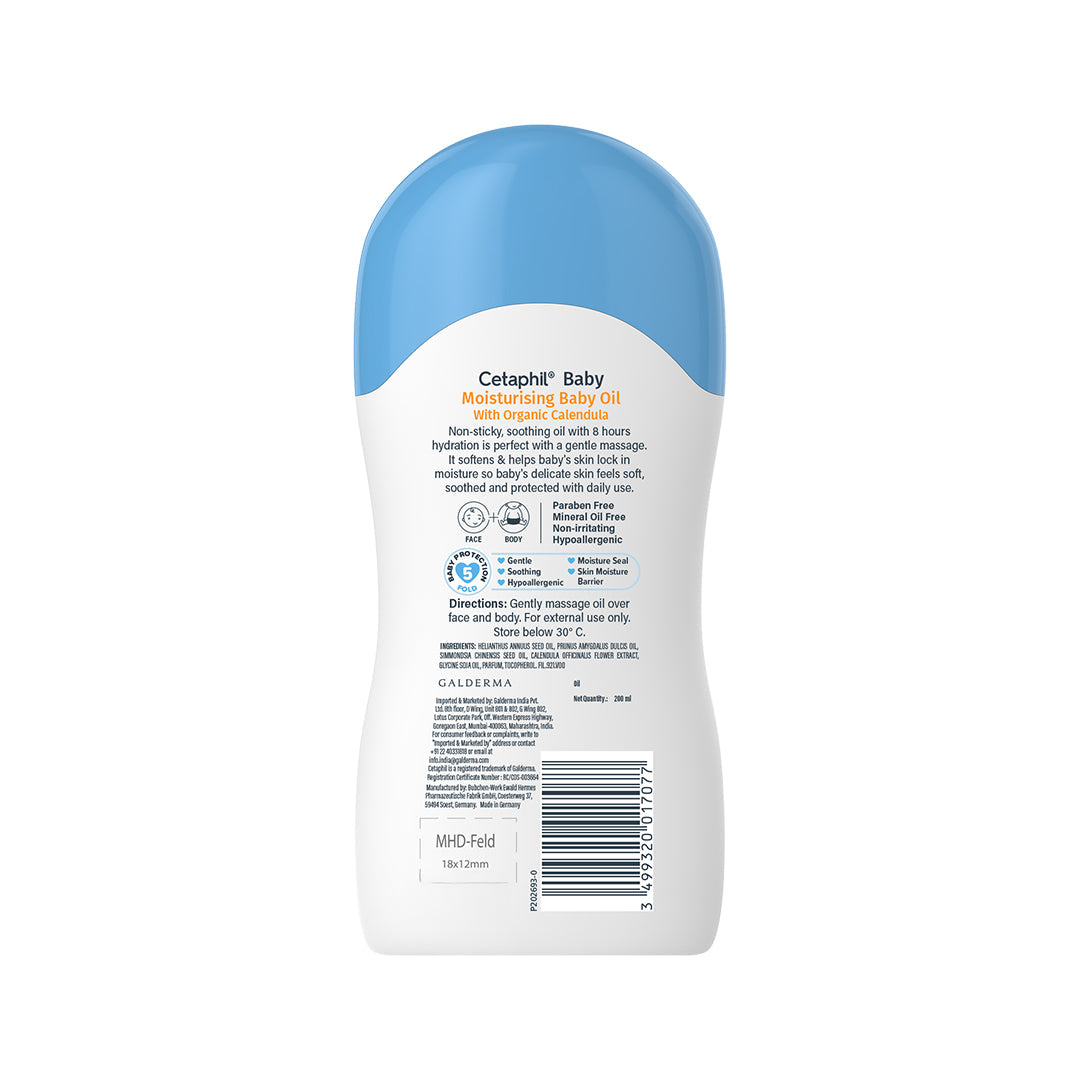 Cetaphil Baby Massage Oil  | Dermatologist Tested