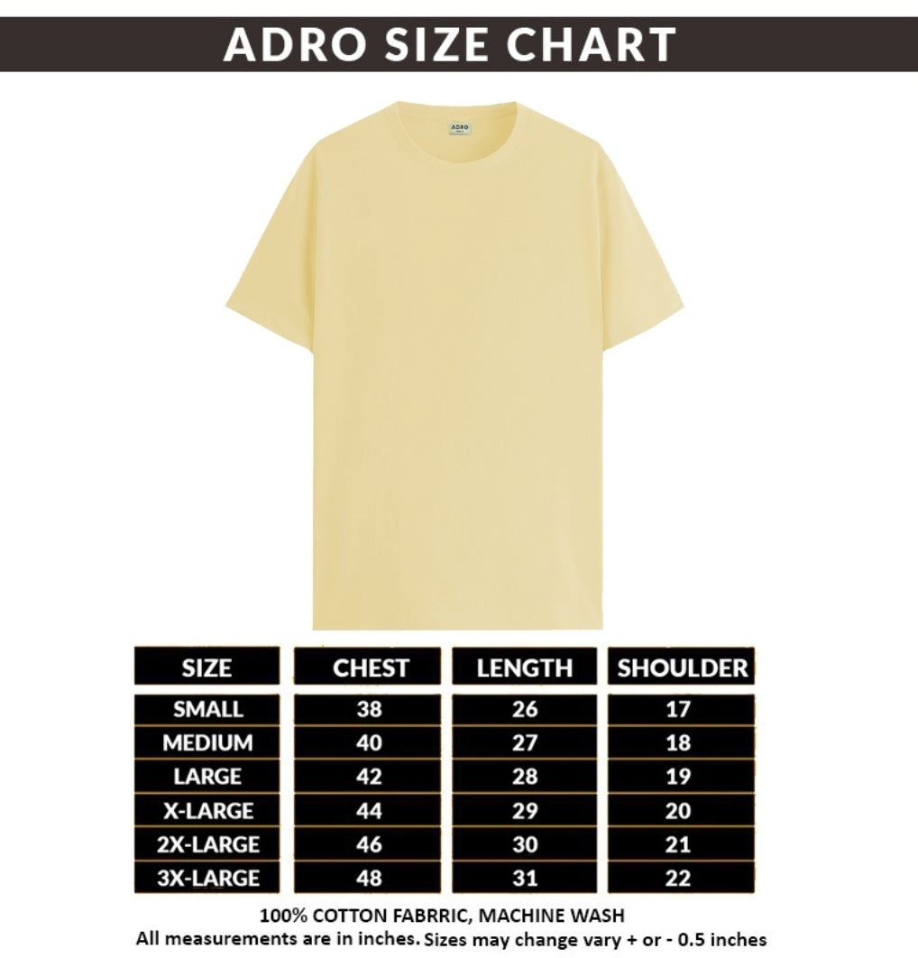 Men Printed Yellow T Shirt