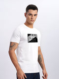 Men Printed White T Shirt