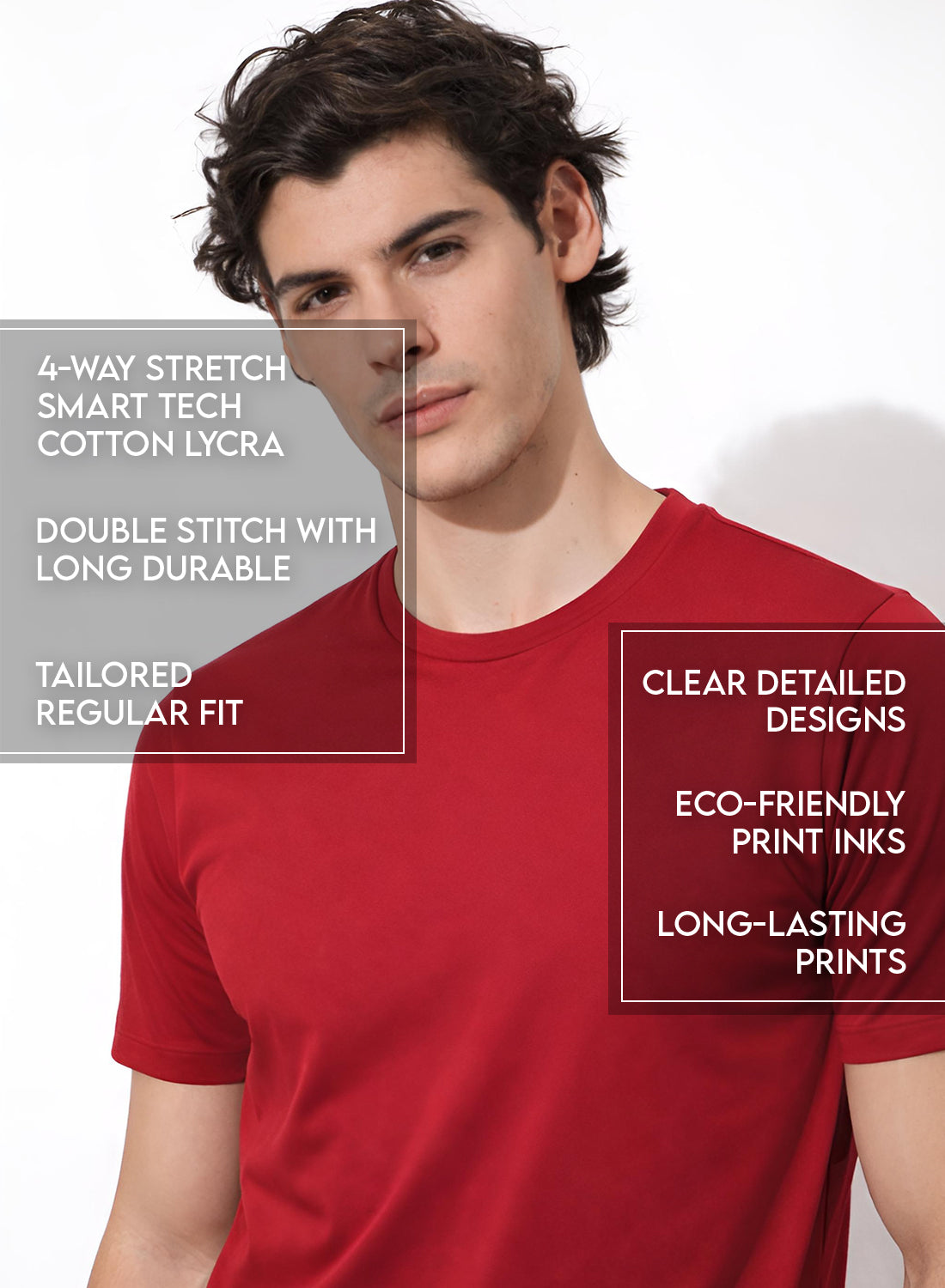 Men Tennis Printed T-Shirt