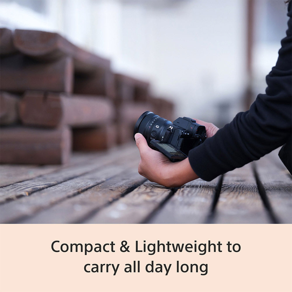 Sony E-mount FE 16 mm F1.8 G Full-Frame Lens (SEL16F18G) I Ultra-Wide | Compact | G Lens Bokeh - Black