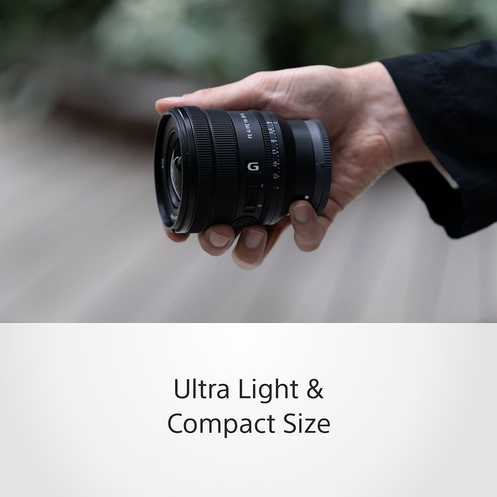 Sony FE PZ 16–35 mm F4 G (SELP1635G) E-Mount Full-Frame, Wide-angle Zoom G Lens