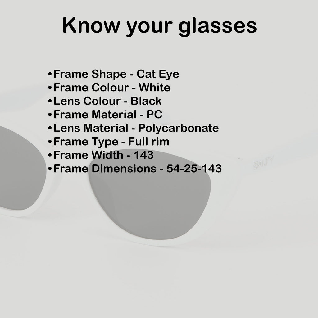 Kurt Cobain White Oval Sunglasses