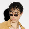 Onyx Drift Rectangle UV400 Protective Men's Sunglasses