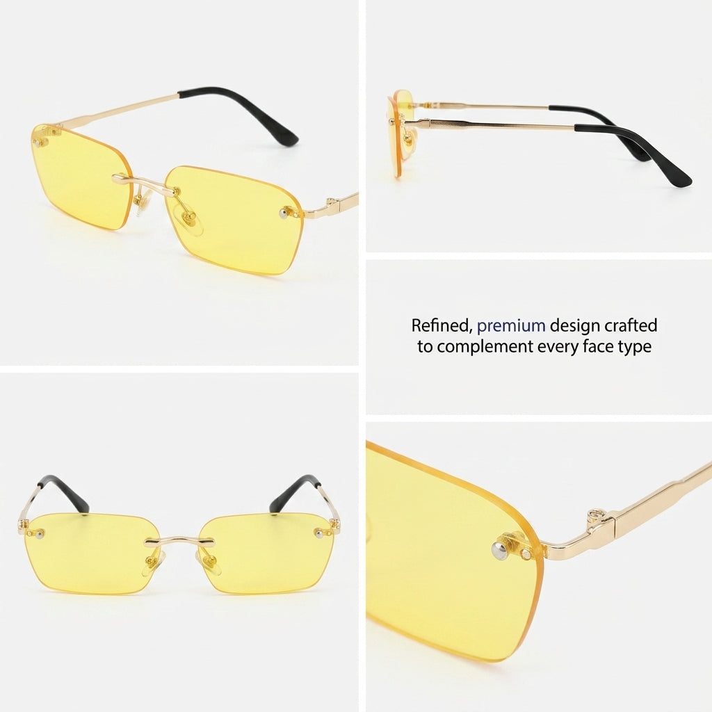 Kartik Aaryan Micro Shades-Yellow