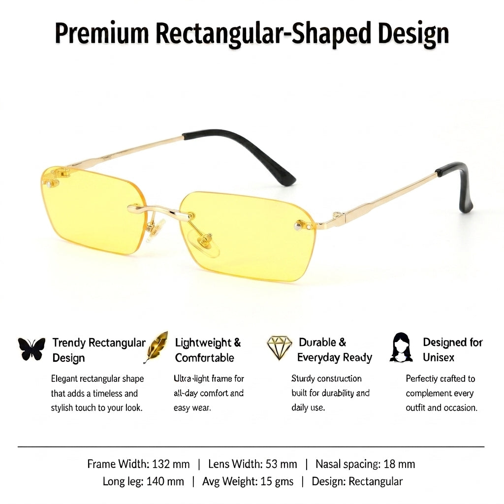 Kartik Aaryan Micro Shades-Yellow