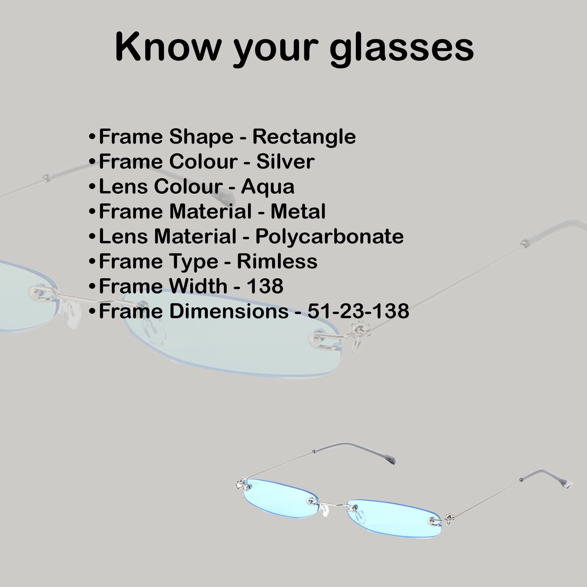 Kartik Aaryan Micro Shades-Aqua