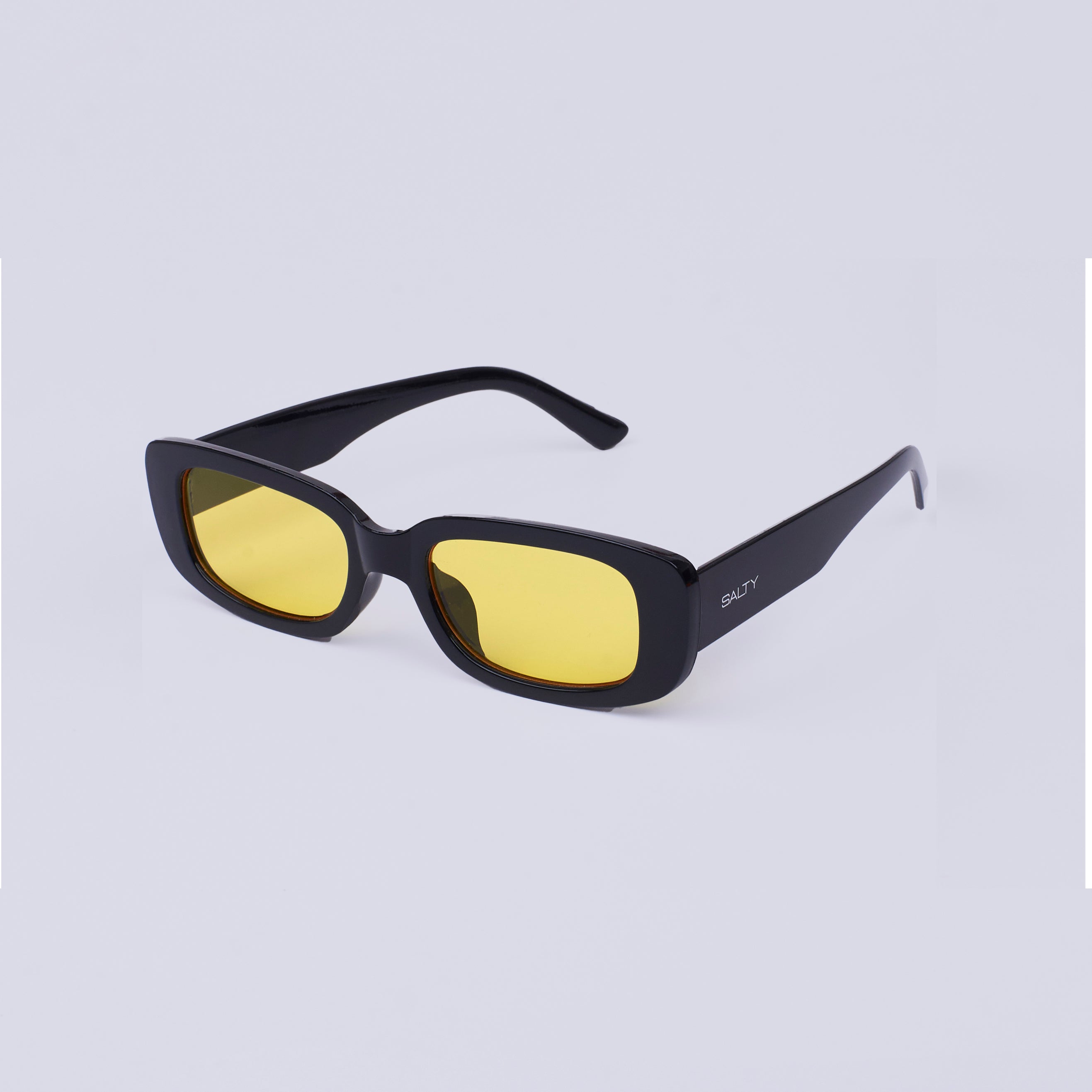 Bold Rectangular Night Driving Sunglasses for Men