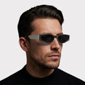 Aespa Metallic Oval Shades