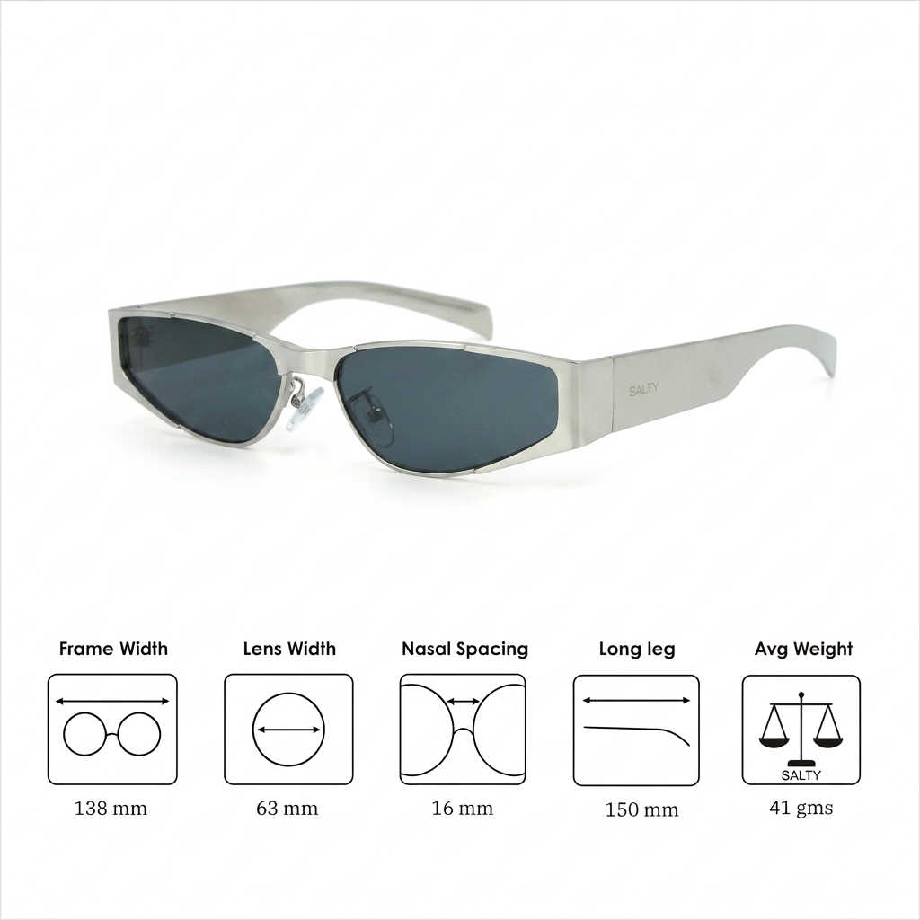 Aespa Metallic Oval Shades