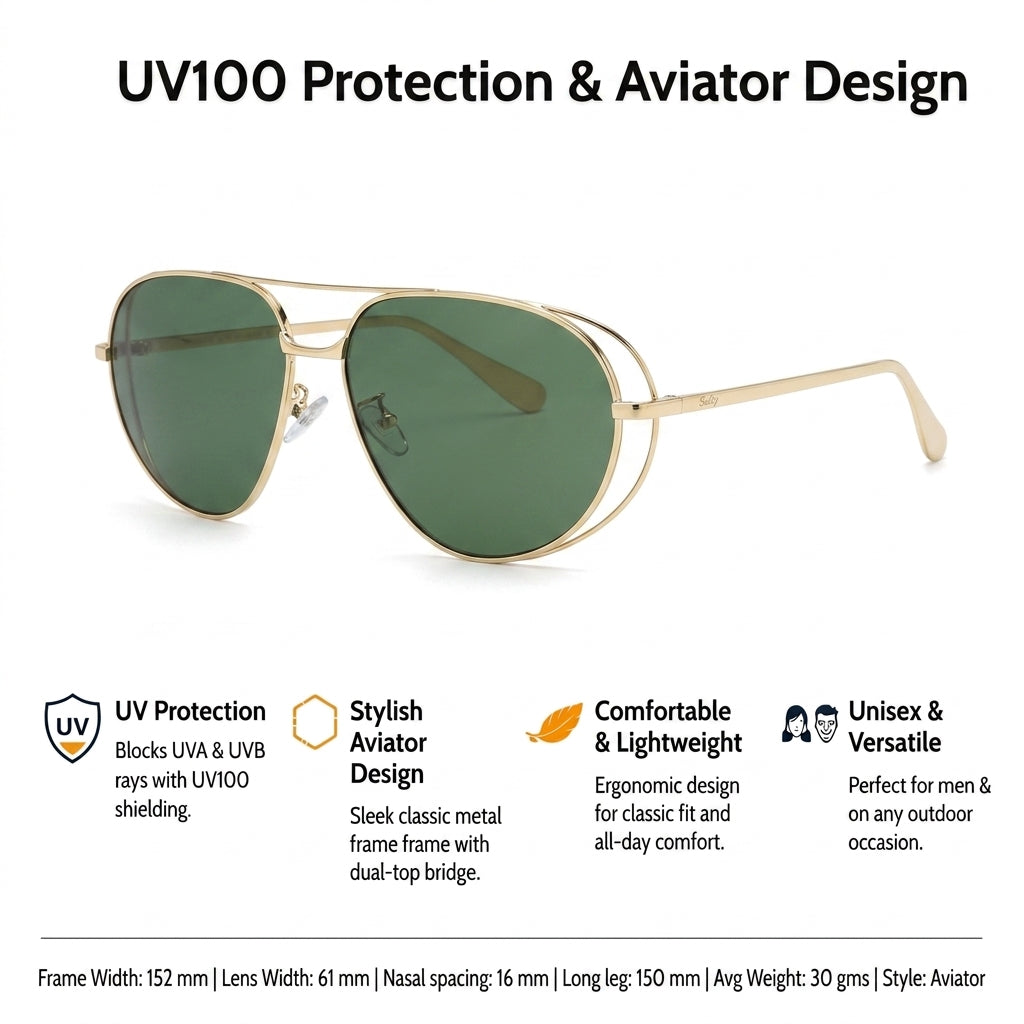 Forest Aviators Shades
