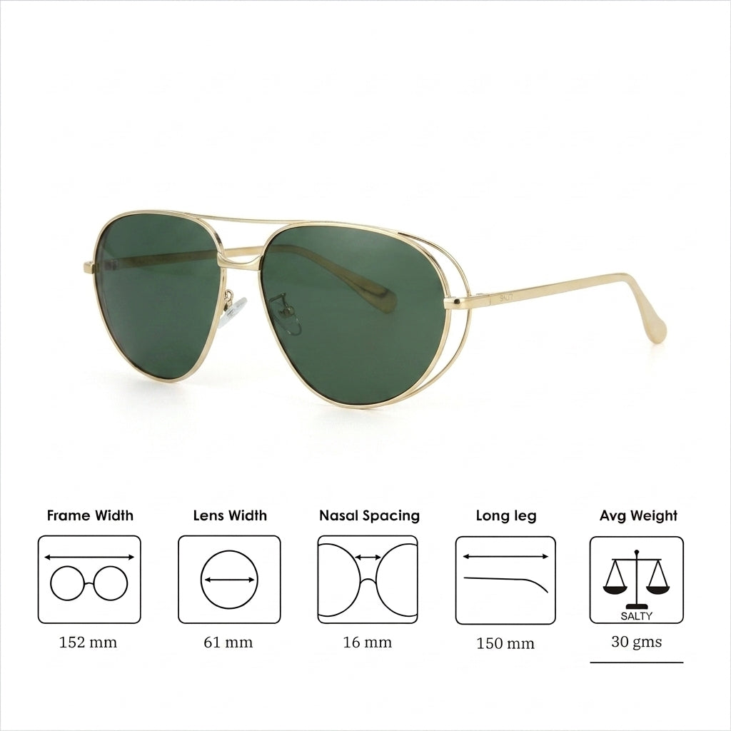 Forest Aviators Shades