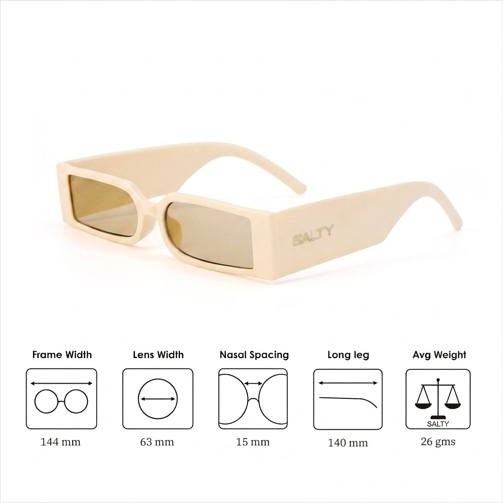 Edge Luxe Slim Sunglasses - Light Pink