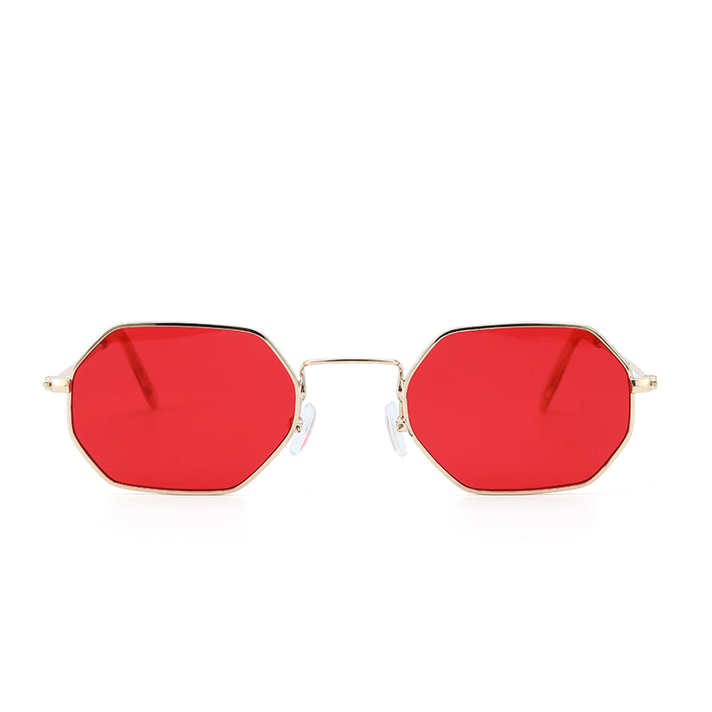 Hexara Edge Luxe Sunglasses - Gold