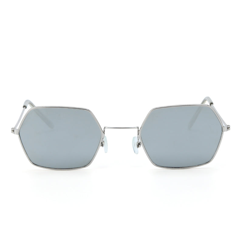 Hexara Edge Luxe Sunglasses - Silver