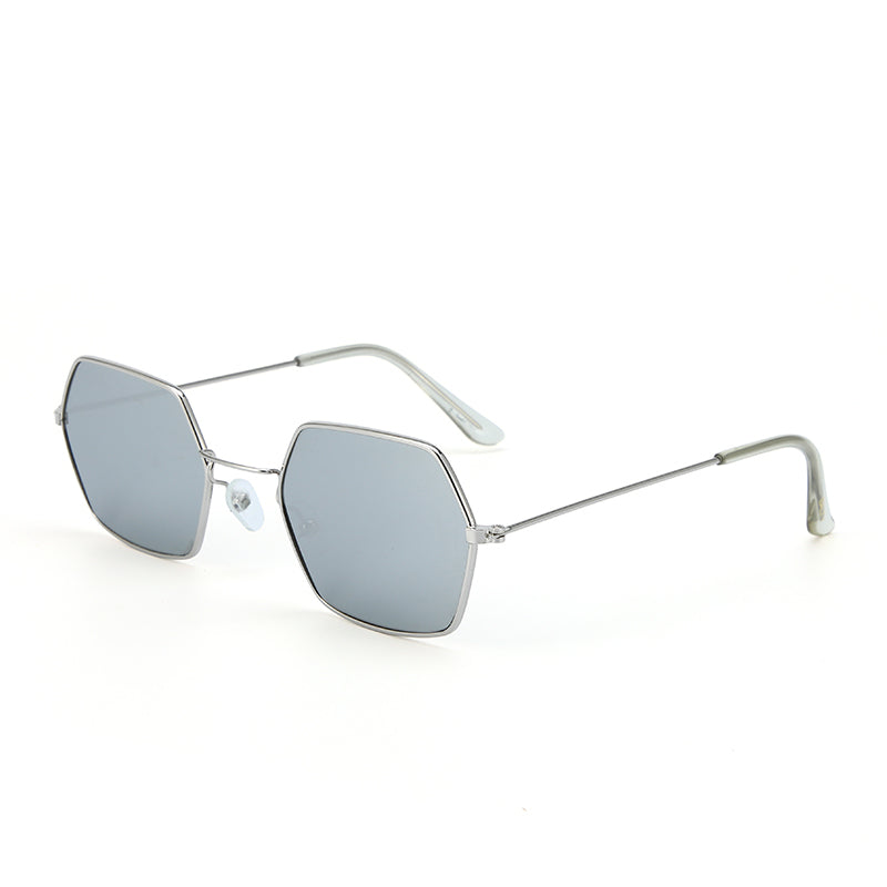 Hexara Edge Luxe Sunglasses - Silver