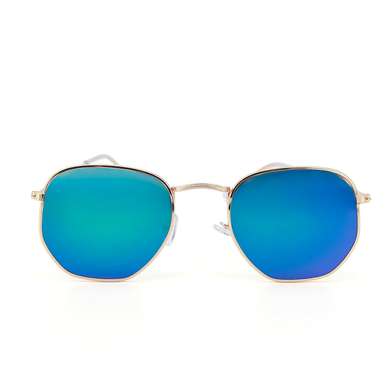 HexaGlint Sunglasses - Mercury Green