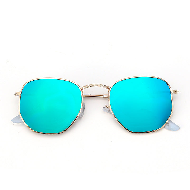 HexaGlint Sunglasses - Mercury Green