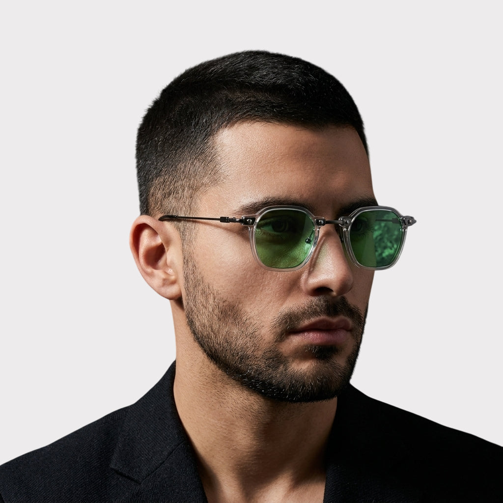 Classic Slim Edge Shades - Green