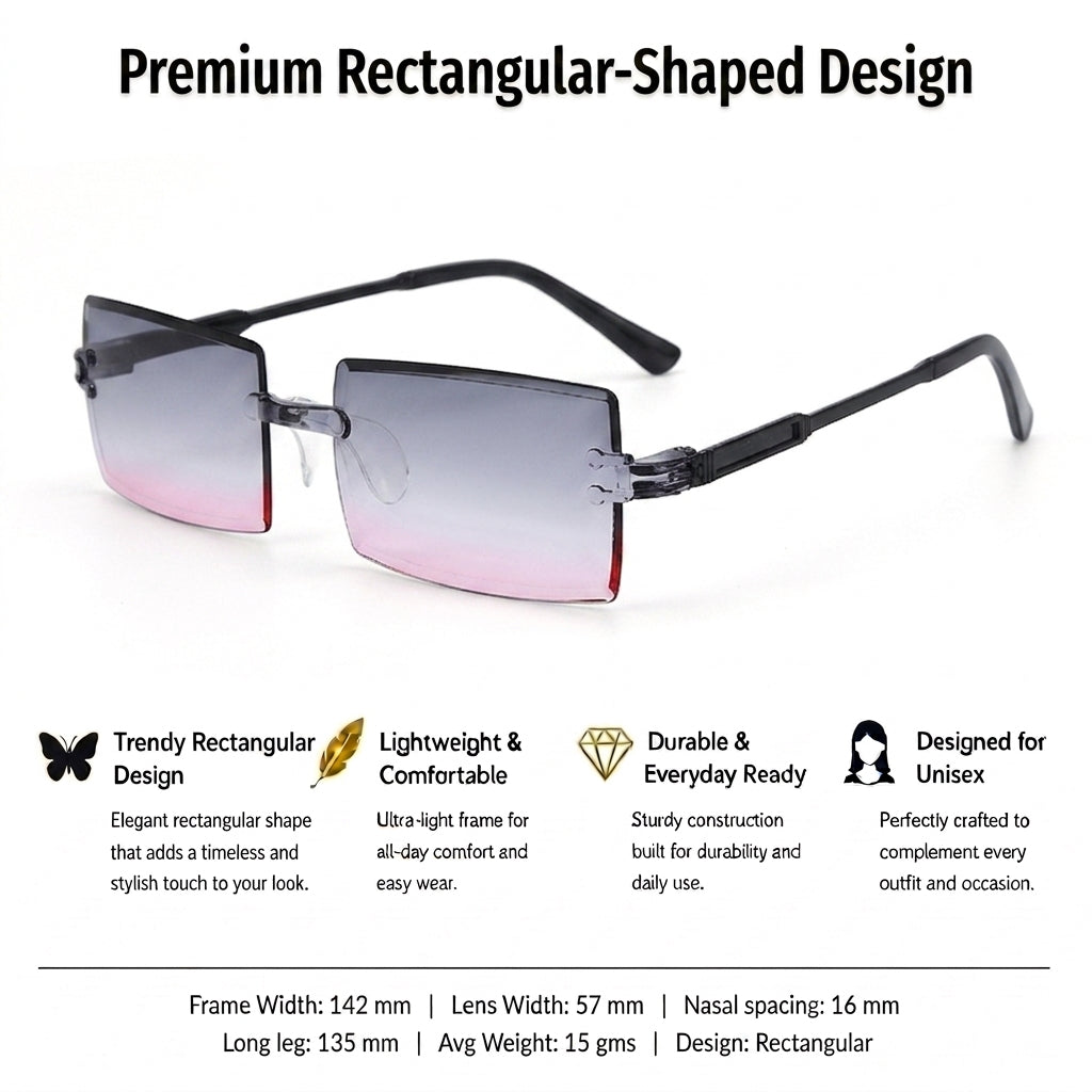 AeroBlock Square Shades - Purple
