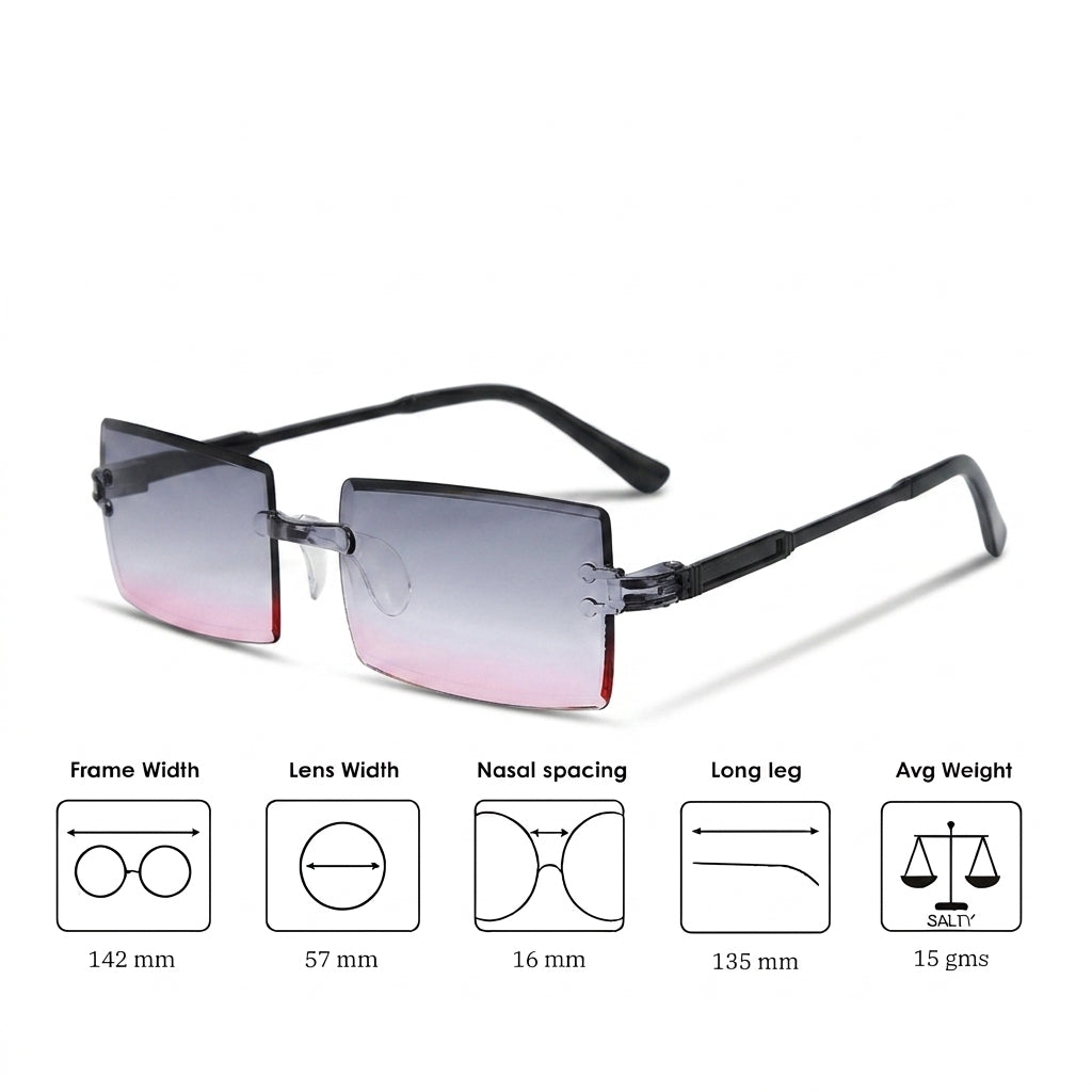 AeroBlock Square Shades - Purple