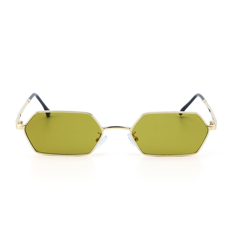 Amberline Hex Edge Shades – Gold