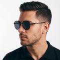 Classic Round Edge Shades – Black