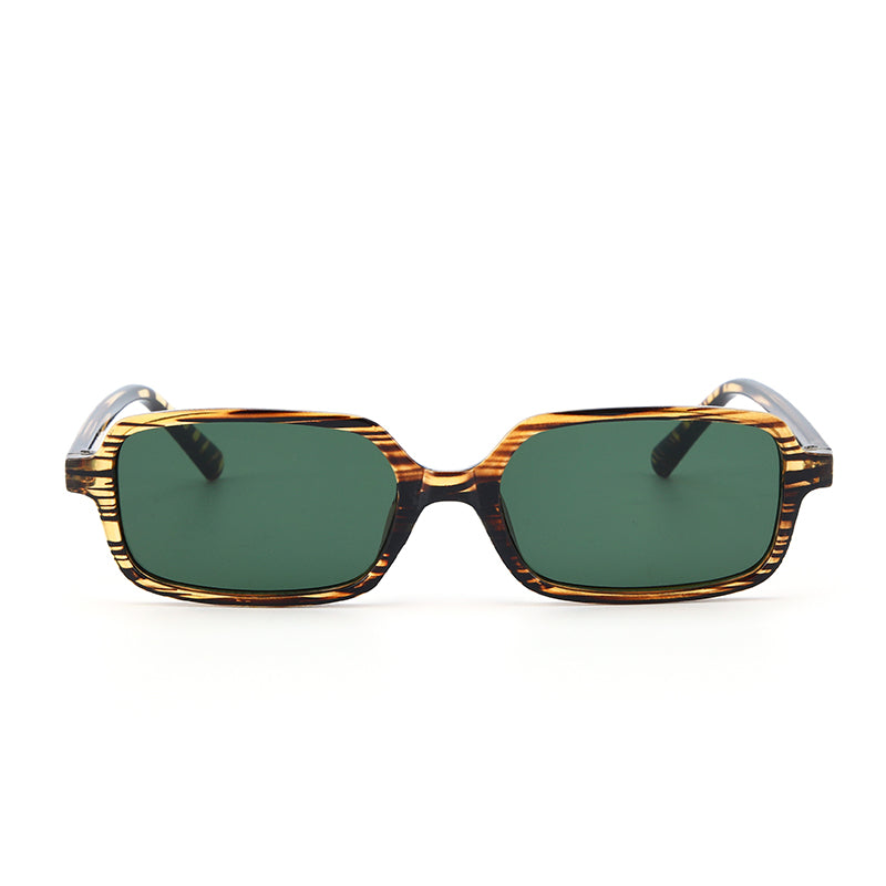 Tortoise Luxe Square Shades – Green