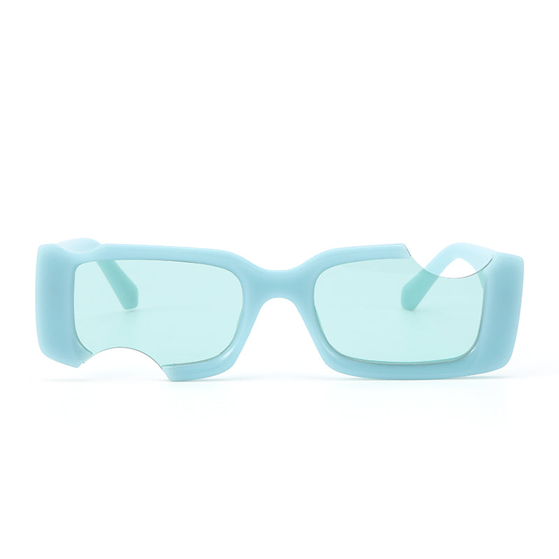 Frost Block Statement Shades – Blue
