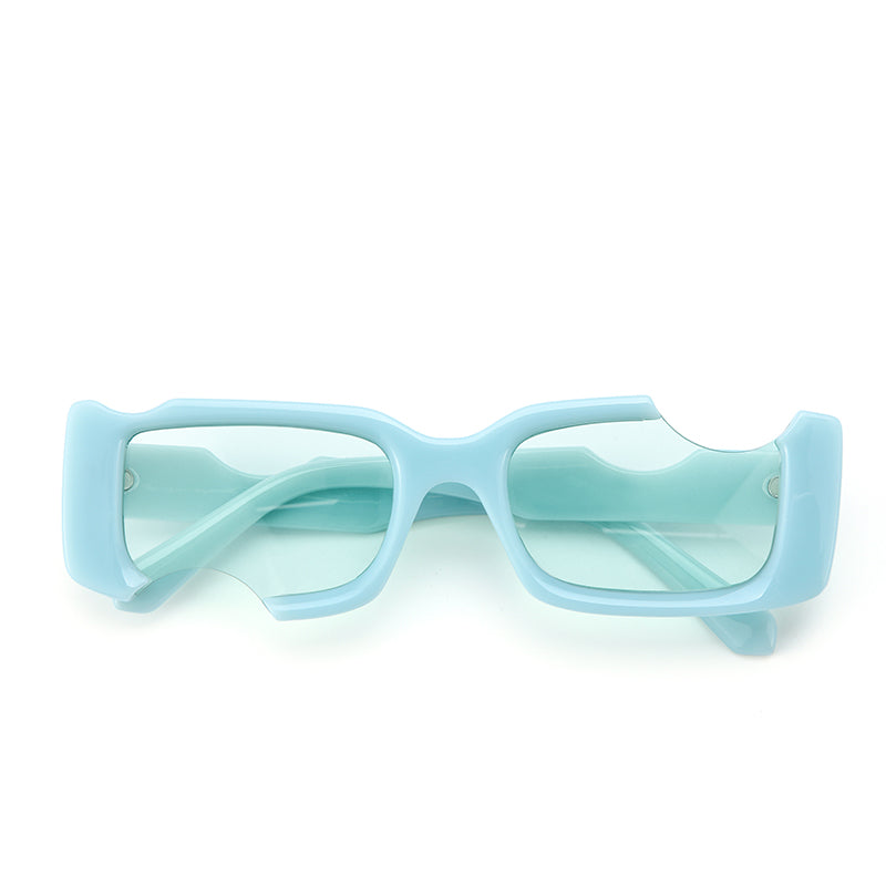 Frost Block Statement Shades – Blue
