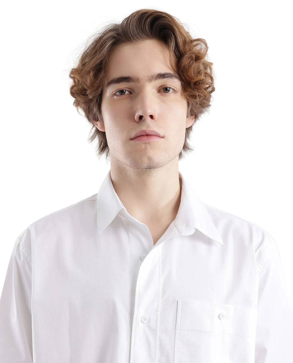 Rare Rabbit Men's Slander White Cotton Plain Regular Fit Full Sleeve Collared Shirt