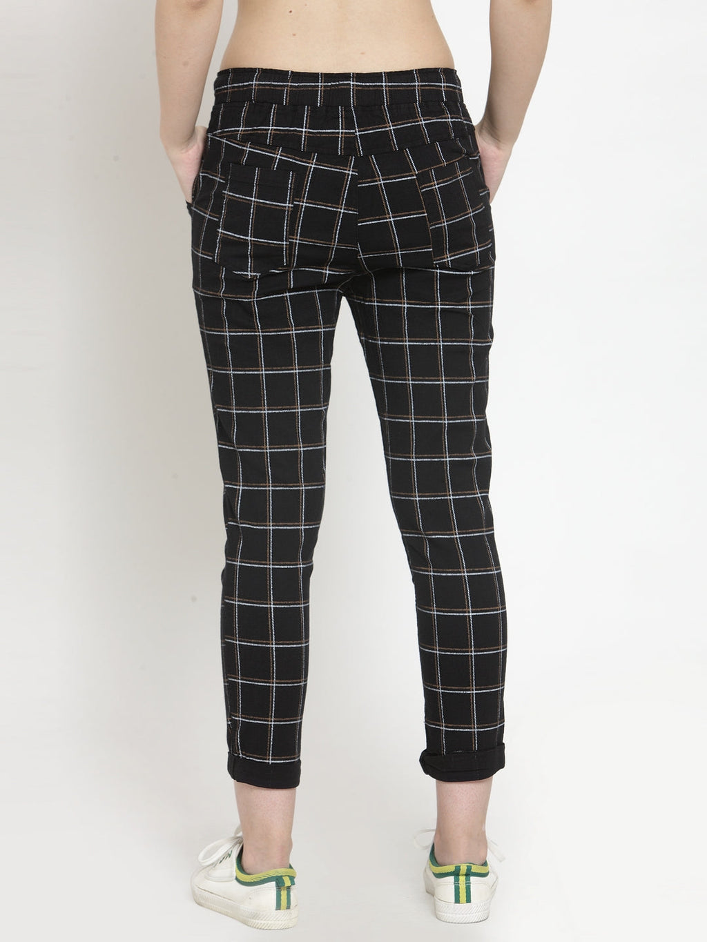 Beige Checkered Lower