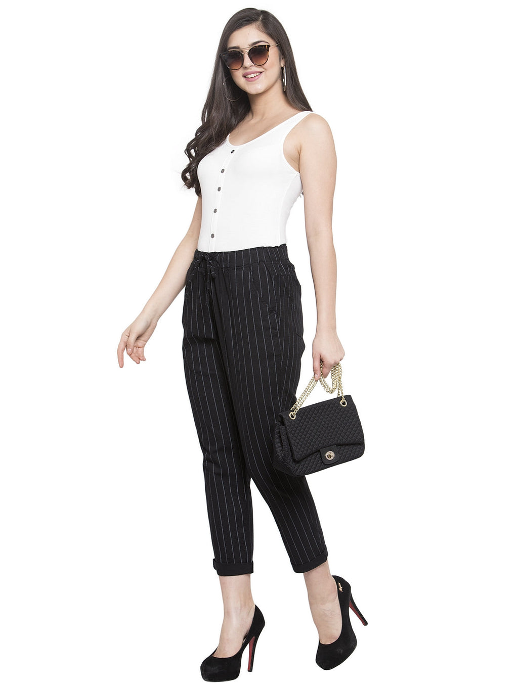 Beige Checkered Lower