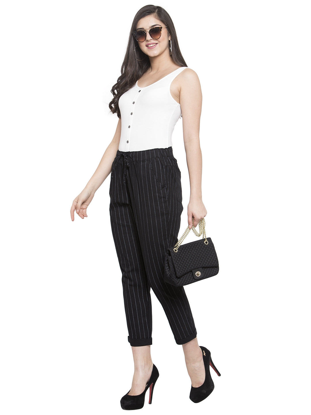 Beige Checkered Lower