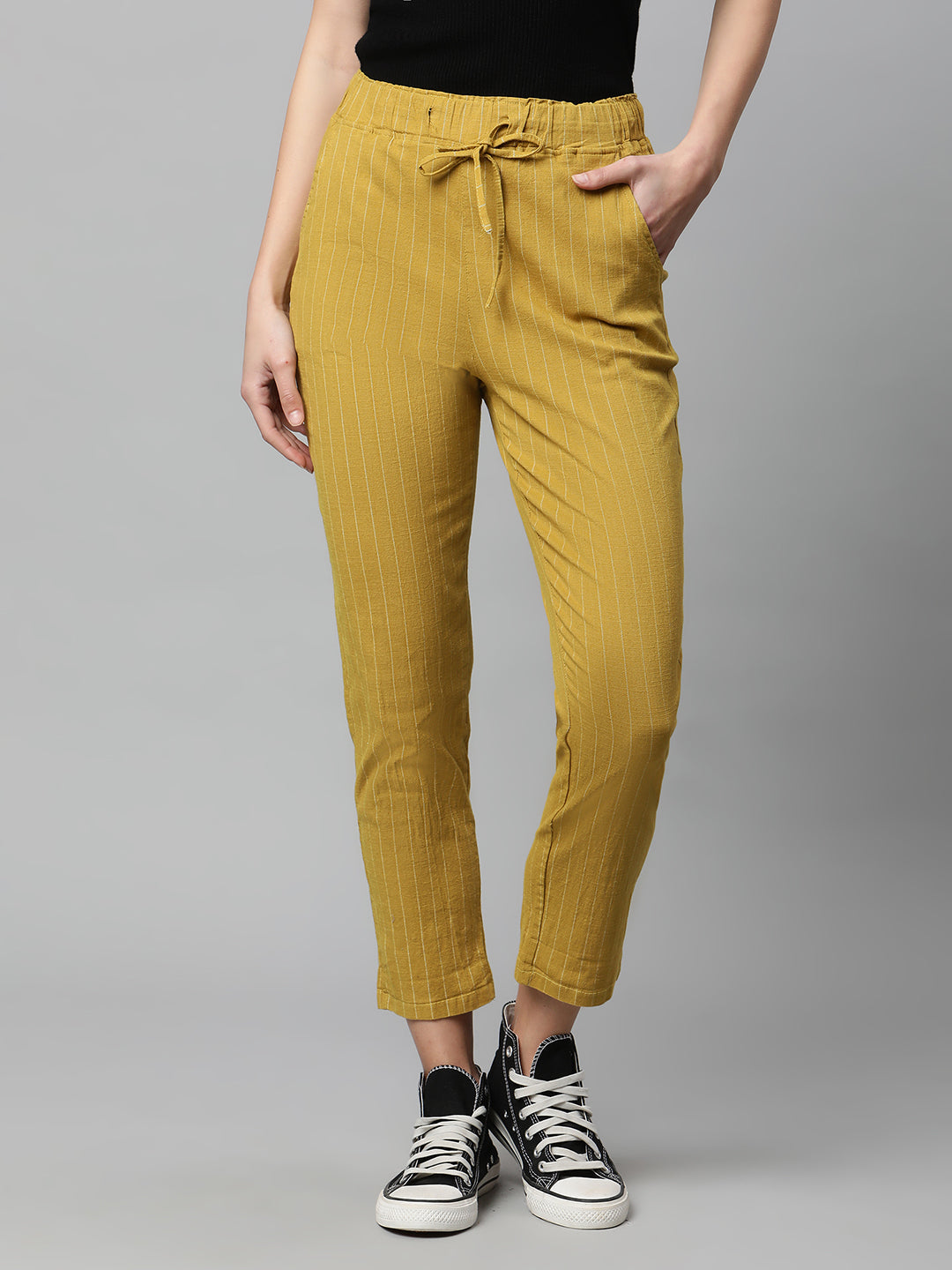 Beige Checkered Lower