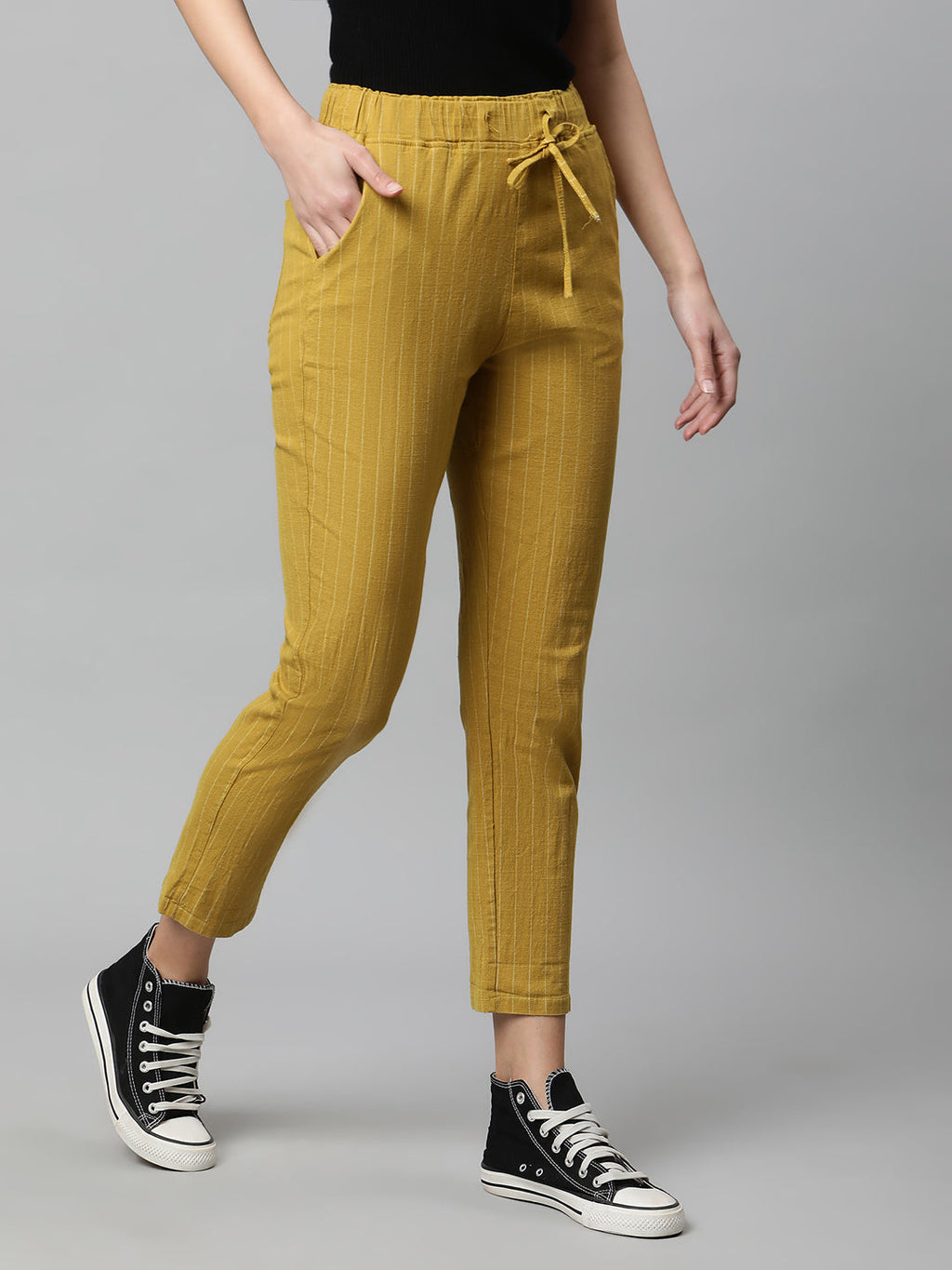 Beige Checkered Lower