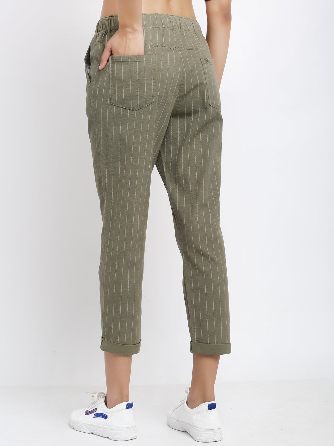 Beige Checkered Lower