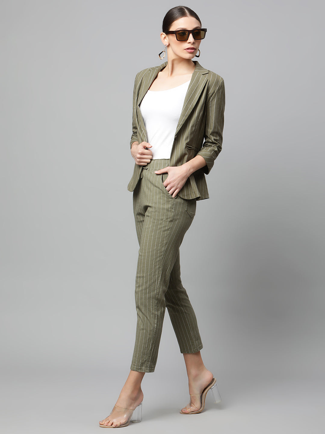 Beige Checkered Lower