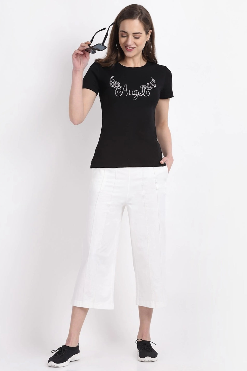White Cotton Linen Lower